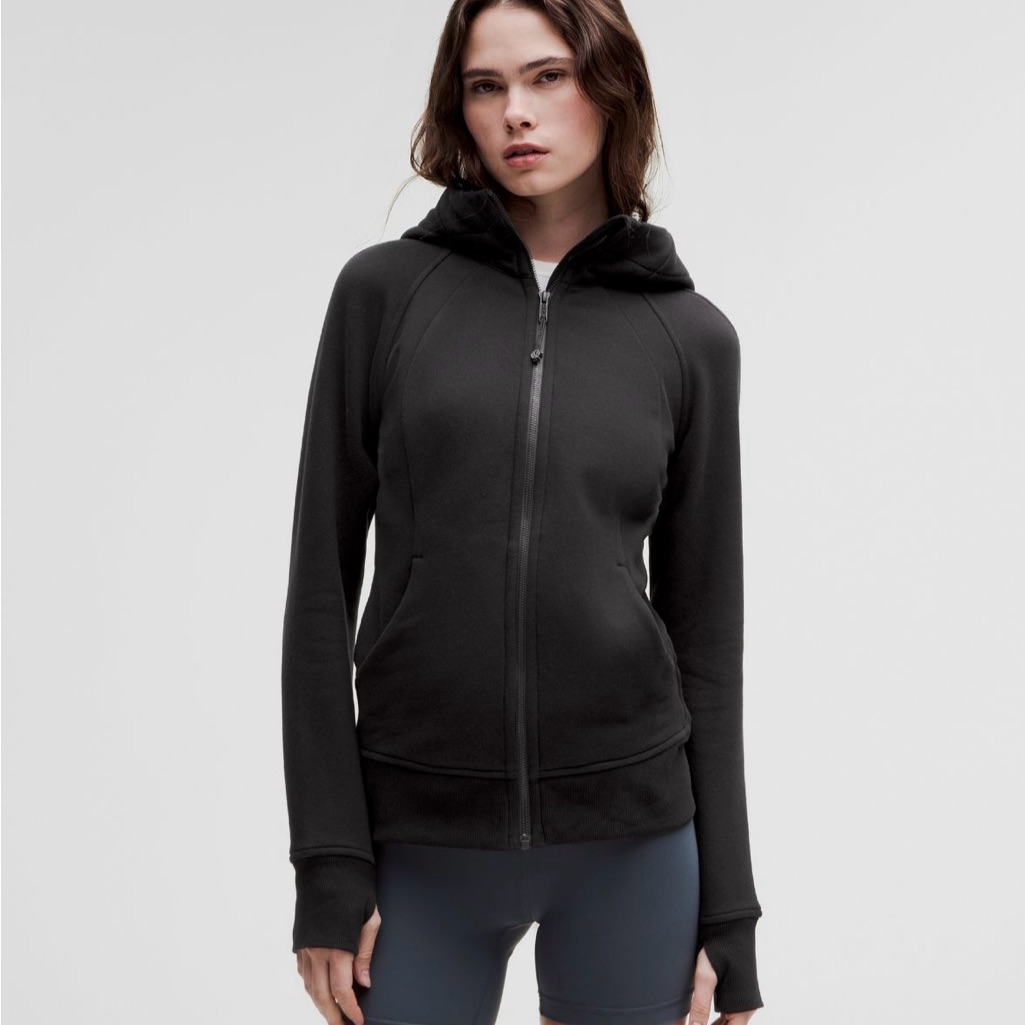 Lululemon - Scuba Full-Zip Hoodie - Size 2 - Black